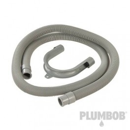 Waterafvoerslang Was/Vaatwasmachine lengte 1.5 mtr ter vervanging of ter verlenging art 523485/8550857 Waterafvoerslang Was/Vaatwasmachine lengte 1.5 mtr ter vervanging of ter verlenging art 523485/8550857