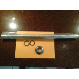Maak zelf uw sifon met deze RVS Crinkelbuis 32mm met spie en kraageind voor aansluiten wastafels/spoelbak art 3856005S Maak zelf uw sifon met deze RVS Crinkelbuis 32mm met spie en kraageind voor aansluiten wastafels/spoelbak art 3856005S