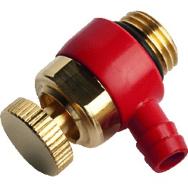 stop/kogelkraan aftapkraantje kleur rood messing voor stopkraan 1/4 aansluitdraad stop/kogelkraan aftapkraantje kleur rood messing voor stopkraan 1/4 aansluitdraad
