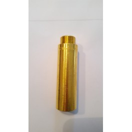 draadverlengstuk/neusstuk messing 1/2 duims 8 cm lengte 77.15.125/F194R016 draadverlengstuk/neusstuk messing 1/2 duims 8 cm lengte 77.15.125/F194R016