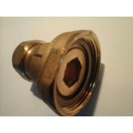 (Special)C.V.- Pomp koppeling met kogelafsluiter "1 1/2" duim x 22mm knel art 41.32.460 (Special)C.V.- Pomp koppeling met kogelafsluiter "1 1/2" duim x 22mm knel art 41.32.460