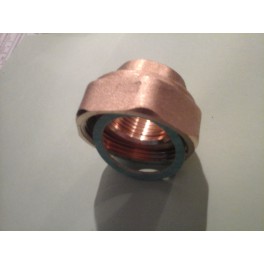 Schroefkoppelmoerverbinding incl fiberring let op !!"3/4"duims binnendraad x 1 1/4 duims bi recht art F168R003 Schroefkoppelmoerverbinding incl fiberring let op !!"3/4"duims binnendraad x 1 1/4 duims bi recht art F168R003