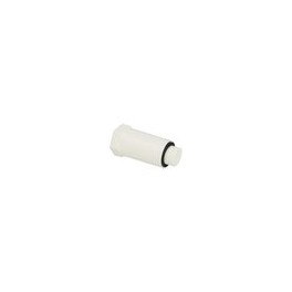 Testplug 3/4 uni-kleur wit met afdichtring Testplug 3/4 uni-kleur wit met afdichtring