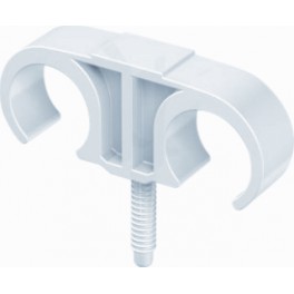 Plugclip kunststof voor dubbele buis 25-30mm art 2875474 Plugclip kunststof voor dubbele buis 25-30mm art 2875474
