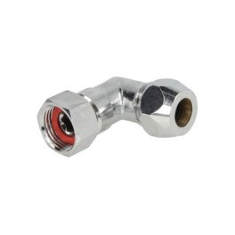 Chrome overgangsknie 3/8 wartelmoer bi x 10 mm knel art. 802001011 Chrome overgangsknie 3/8 wartelmoer bi x 10 mm knel art. 802001011