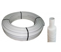 (B1) meerlagenbuis  14mm  x 2 mm rol 50 mtr  met  isolatie 9 mm tegen bevriezing , voor warmtebehoud  art. nr : 87.80.380