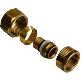 (A) Knelkoppeling-overgang-speciaal set 26mm meerlagenbuis x 22 mm knelkoppeling universeel art.1316604 (A) Knelkoppeling-overgang-speciaal set 26mm meerlagenbuis x 22 mm knelkoppeling universeel art.1316604