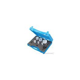 9 delige gatenzaagset in pvc opberg-organizer voor de loodgieter art 595759 9 delige gatenzaagset in pvc opberg-organizer voor de loodgieter art 595759