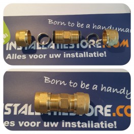 Nieuw! Ijzeren /rode menie buis doorgezaagd? knel-reparatiekoppeling 1/2 duims art F799R002 Nieuw! Ijzeren /rode menie buis doorgezaagd? knel-reparatiekoppeling 1/2 duims art F799R002