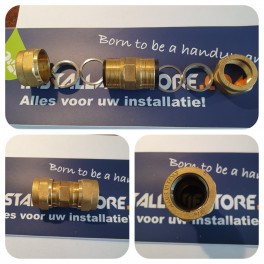Nieuw! Ijzeren /rode menie buis doorgezaagd? knel-reparatiekoppeling 3/4 duims art F799R003 Nieuw! Ijzeren /rode menie buis doorgezaagd? knel-reparatiekoppeling 3/4 duims art F799R003