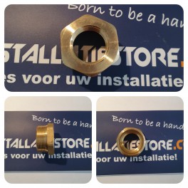 Nieuw!! reductie schroefdraad-ringen messing 1 1/2 buitendr x Duims binnendraad art. F593R017 Nieuw!! reductie schroefdraad-ringen messing 1 1/2 buitendr x Duims binnendraad art. F593R017