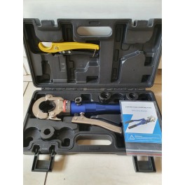 (A2) Superstunt!! Compacte Handpompperstang hydraulisch in koffer Th-profielsysteem incl inzetstukken 16 -20-26-32 mm (A2) Superstunt!! Compacte Handpompperstang hydraulisch in koffer Th-profielsysteem incl inzetstukken 16 -20-26-32 mm