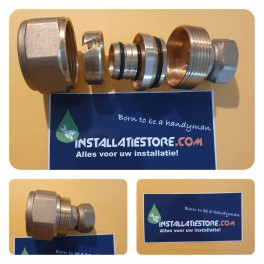 (A12)JORA adapter-knelkoppelingovergangset 26mm meerlagenbuis naar 15mm ( Comisa ) knelkoppeling (A12)JORA adapter-knelkoppelingovergangset 26mm meerlagenbuis naar 15mm ( Comisa ) knelkoppeling