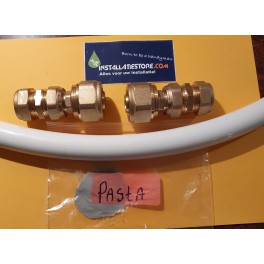 Gesprongen/Lekke Waterleiding reparatieset nr3 voor 22mm buis opbouw Gesprongen/Lekke Waterleiding reparatieset nr3 voor 22mm buis opbouw