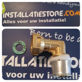 Nieuw !Perskoppeling Knie 26mm x Duims draaib moer art MU0892010260 Nieuw !Perskoppeling Knie 26mm x Duims draaib moer art MU0892010260