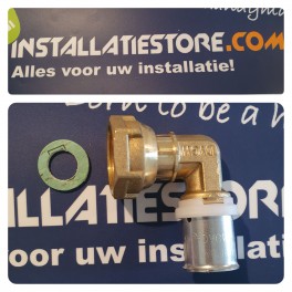 Nieuw !Perskoppeling Knie 20mm x 1/2 draaib moer art MU0892005200 Nieuw !Perskoppeling Knie 20mm x 1/2 draaib moer art MU0892005200