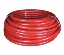 (B8) Rol 25 mtr  32mm x 3mm buiswanddikte  kleur rood met 15 mm  !! isolatie Levertijd 3-4 weken  art TU0ME323001R