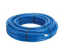 (B8) Rol 25 mtr  32mm x 3mm buiswanddikte  kleur blauw met 15 mm !! isolatie Levertijd 3-4 weken  art TU0ME323001B