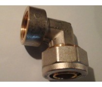 Eurokono kniekoppeling  26 mm x " 3/4 " binnendraad art.nr: 88.04.260