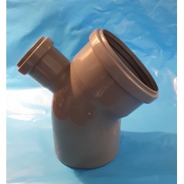 Nieuw !! bocht 110mm 45 graden met overgang  naar 50 mm 135 gr KWPP-TR-110-010-P
