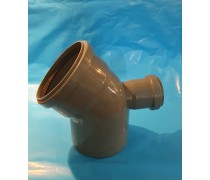 Nieuw !! bocht 110mm 45 graden met overgang  naar 50 mm 90 gr KWPP-TR-110-011-P