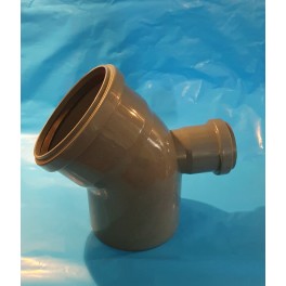 Nieuw !! bocht 110mm 45 graden met overgang  naar 50 mm 90 gr KWPP-TR-110-011-P