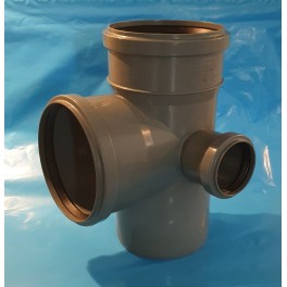 Nieuw! Speciaal T-stuk met zijaftakking  rechter zijde  110mm x 50mm x 110mm KWPP-CZ-002-P