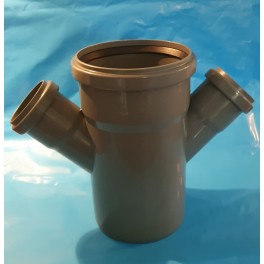 Nieuw! Special Dubbel t-stuk/Splitter  met 2 aftakkingen 50mm 45 graden  KWPP-CZ-110-007-P
