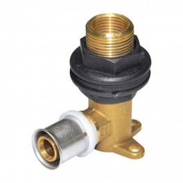 (D4) Comisa muurplaat pers x1/2 bi met 3/4 buitendraad-moerbevestiging 78 mm hoogte voor plaatmateriaal bevestiging (D4) Comisa muurplaat pers x1/2 bi met 3/4 buitendraad-moerbevestiging 78 mm hoogte voor plaatmateriaal bevestiging